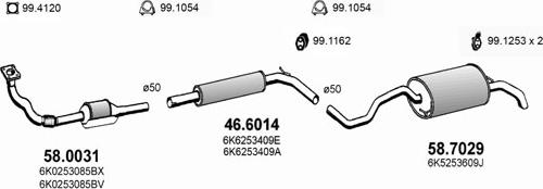 ASSO ART2352 - Abgasanlage alexcarstop-ersatzteile.com