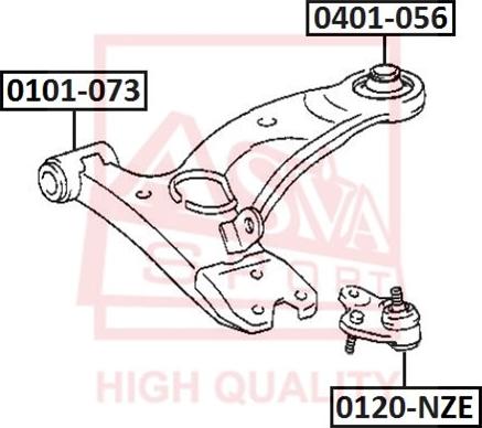 ASVA 0120-NZE - Trag / Führungsgelenk alexcarstop-ersatzteile.com