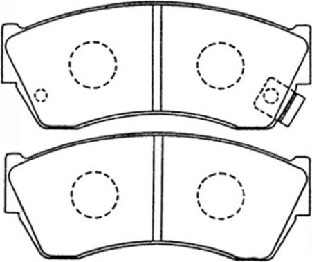 ASVA AKD-9169 - Bremsbelagsatz, Scheibenbremse alexcarstop-ersatzteile.com