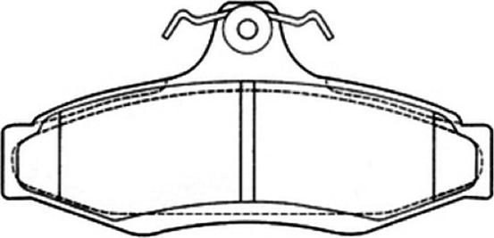 ASVA AKD-0424 - Bremsbelagsatz, Scheibenbremse alexcarstop-ersatzteile.com