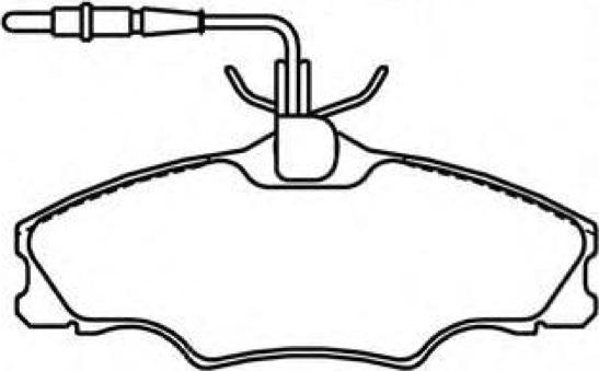 R Brake RB1107-396 - Bremsbelagsatz, Scheibenbremse alexcarstop-ersatzteile.com