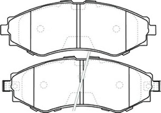 ASVA AKD-0374 - Bremsbelagsatz, Scheibenbremse alexcarstop-ersatzteile.com