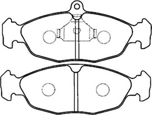 ASVA AKD-0221 - Bremsbelagsatz, Scheibenbremse alexcarstop-ersatzteile.com