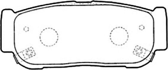 ASVA AKD-0797 - Bremsbelagsatz, Scheibenbremse alexcarstop-ersatzteile.com