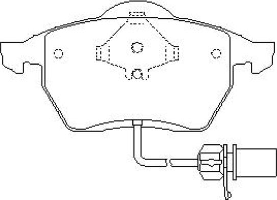 ASVA AKD-1030 - Bremsbelagsatz, Scheibenbremse alexcarstop-ersatzteile.com