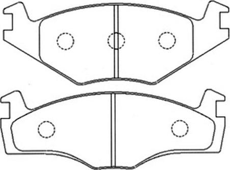 ASVA AKD-1192 - Bremsbelagsatz, Scheibenbremse alexcarstop-ersatzteile.com