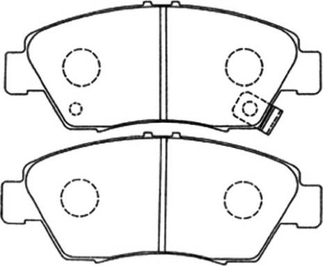 ASVA AKD-1158 - Bremsbelagsatz, Scheibenbremse alexcarstop-ersatzteile.com