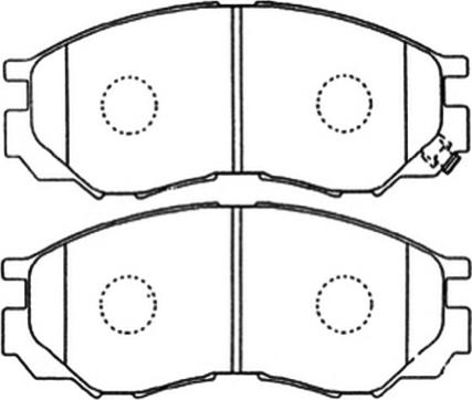 Valeo 606428 - Bremsbelagsatz, Scheibenbremse alexcarstop-ersatzteile.com