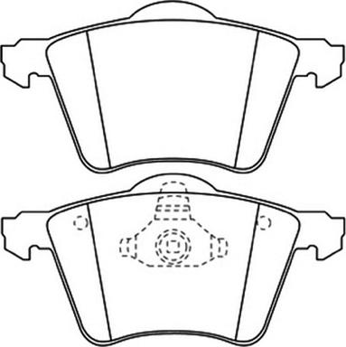 Quinton Hazell 7130 - Bremsbelagsatz, Scheibenbremse alexcarstop-ersatzteile.com