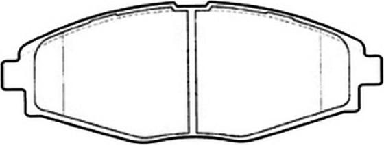 ASVA AKD-1253 - Bremsbelagsatz, Scheibenbremse alexcarstop-ersatzteile.com