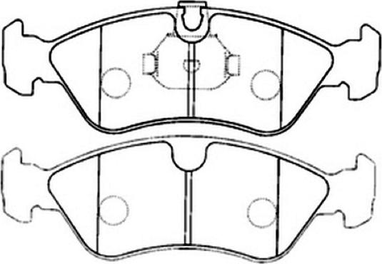 ASVA AKD-1234 - Bremsbelagsatz, Scheibenbremse alexcarstop-ersatzteile.com