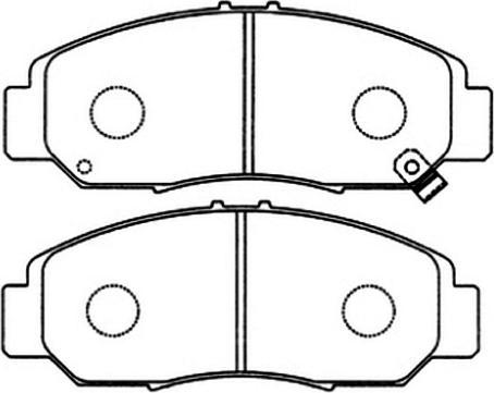 ASVA AKD-8465 - Bremsbelagsatz, Scheibenbremse alexcarstop-ersatzteile.com