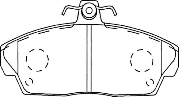 ASVA AKD-3302F - Bremsbelagsatz, Scheibenbremse alexcarstop-ersatzteile.com