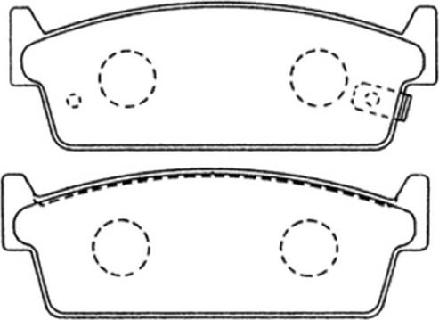 ASVA AKD-22202 - Bremsbelagsatz, Scheibenbremse alexcarstop-ersatzteile.com