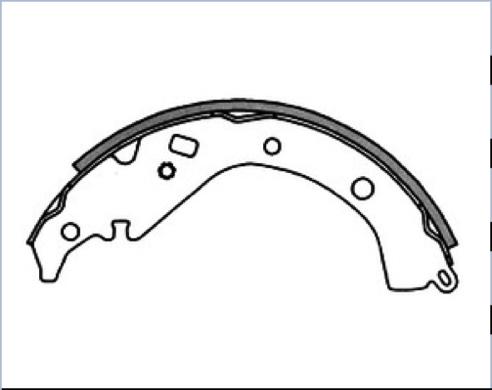 ASVA AKS-2358 - Bremsbackensatz alexcarstop-ersatzteile.com