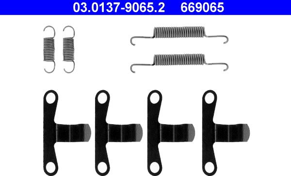 ATE 03.0137-9065.2 - Zubehörsatz, Feststellbremsbacken alexcarstop-ersatzteile.com