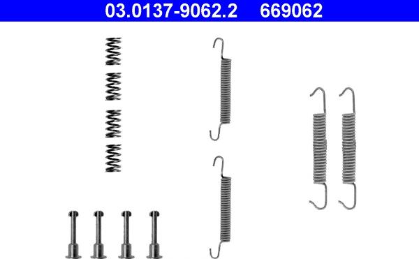 ATE 03.0137-9062.2 - Zubehörsatz, Feststellbremsbacken alexcarstop-ersatzteile.com