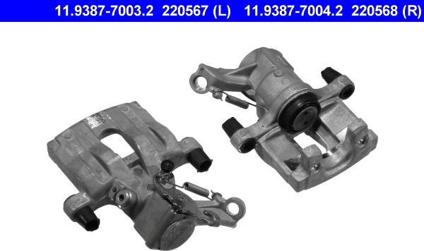 ATE 11.9387-7003.2 - Bremssattel alexcarstop-ersatzteile.com