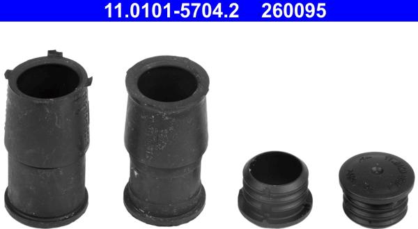 ATE 11.0101-5704.2 - Führungshülsensatz, Bremssattel alexcarstop-ersatzteile.com