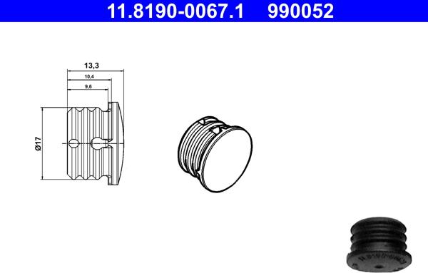 ATE 11.8190-0067.1 - Dicht / Schutzstopfen alexcarstop-ersatzteile.com