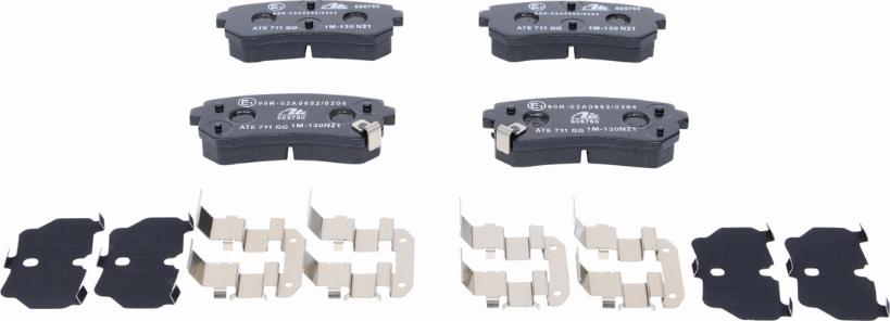 ATE 13.0460-5780.2 - Bremsbelagsatz, Scheibenbremse alexcarstop-ersatzteile.com