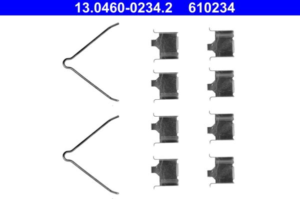 ATE 13.0460-0234.2 - Zubehörsatz, Scheibenbremsbelag alexcarstop-ersatzteile.com