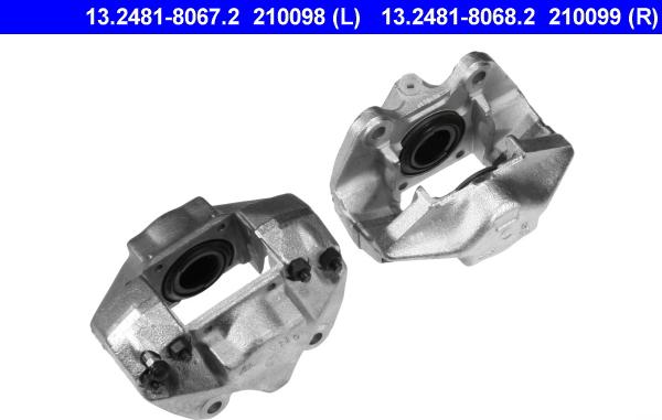 ATE 13.2481-8067.2 - Bremssattel alexcarstop-ersatzteile.com