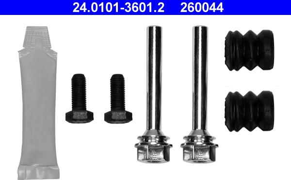 ATE 24.0101-3601.2 - Zubehörsatz, Bremssattel alexcarstop-ersatzteile.com