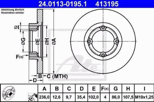 Alpha Brakes HTP-DW-008 - Bremsscheibe alexcarstop-ersatzteile.com