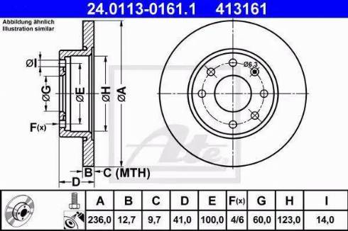 Alpha Brakes HTP-PL-001 - Bremsscheibe alexcarstop-ersatzteile.com