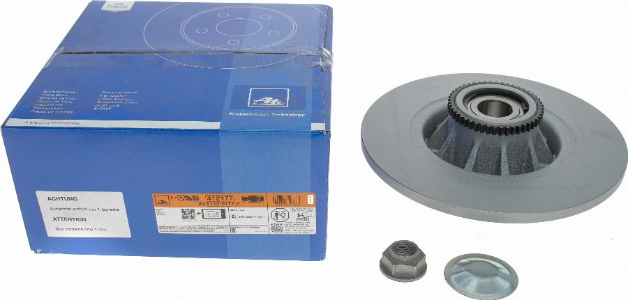 ATE 24.0112-0177.2 - Bremsscheibe alexcarstop-ersatzteile.com