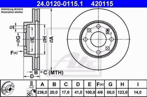 Alpha Brakes HTP-DW-002 - Bremsscheibe alexcarstop-ersatzteile.com