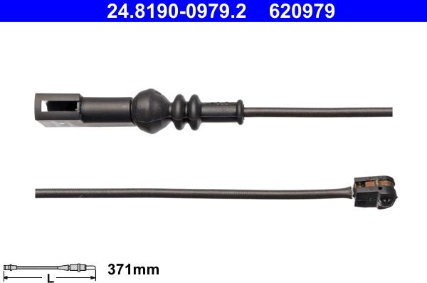 ATE 24.8190-0979.2 - Warnkontakt, Bremsbelagverschleiß alexcarstop-ersatzteile.com