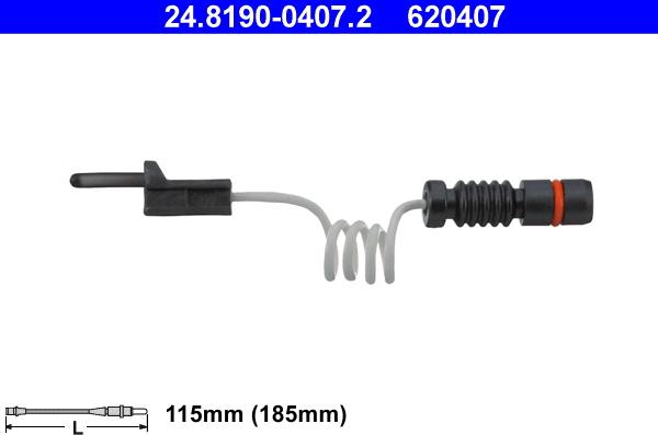 ATE 24.8190-0407.2 - Warnkontakt, Bremsbelagverschleiß alexcarstop-ersatzteile.com