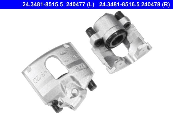 ATE 24.3481-8516.5 - Bremssattel alexcarstop-ersatzteile.com