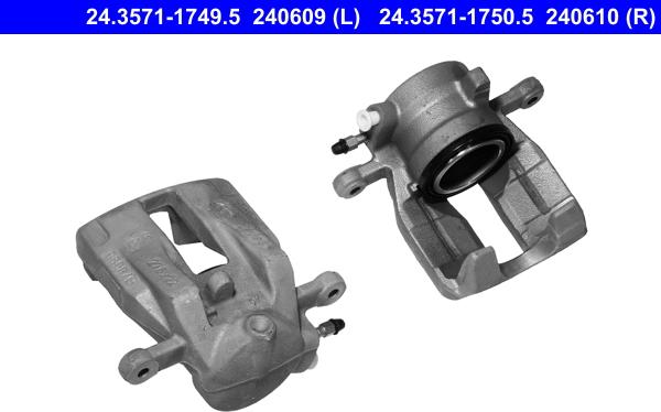 ATE 24.3571-1749.5 - Bremssattel alexcarstop-ersatzteile.com