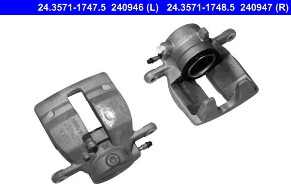 ATE 24.3571-1748.5 - Bremssattel alexcarstop-ersatzteile.com