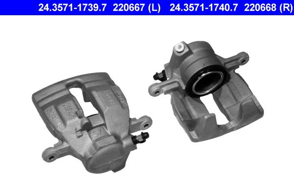 ATE 24.3571-1739.7 - Bremssattel alexcarstop-ersatzteile.com