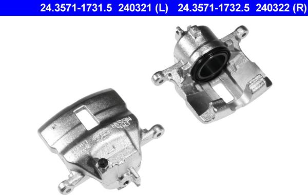 ATE 24.3571-1731.5 - Bremssattel alexcarstop-ersatzteile.com