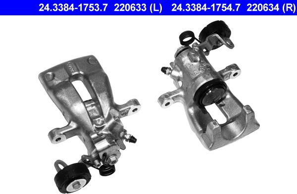 ATE 24.3384-1754.7 - Bremssattel alexcarstop-ersatzteile.com