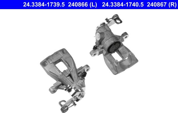 ATE 24.3384-1739.5 - Bremssattel alexcarstop-ersatzteile.com