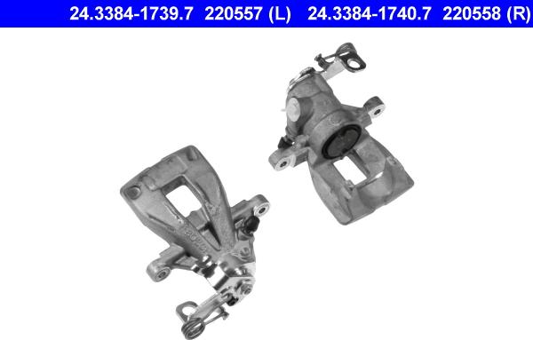 ATE 24.3384-1739.7 - Bremssattel alexcarstop-ersatzteile.com