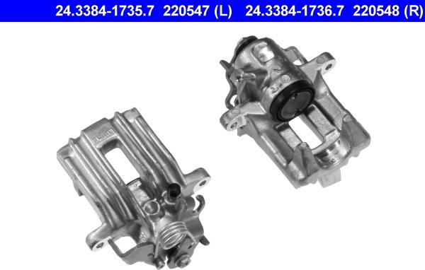 ATE 24.3384-1735.7 - Bremssattel alexcarstop-ersatzteile.com