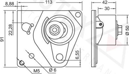 Autex 641704 - Spannarm, Zahnriemen alexcarstop-ersatzteile.com