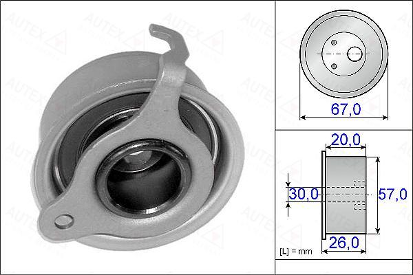 Autex 654923 - Spannrolle, Zahnriemen alexcarstop-ersatzteile.com