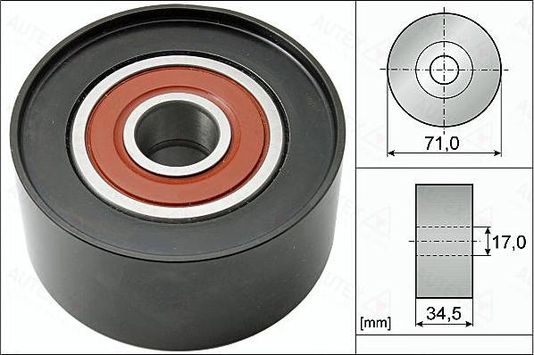 Autex 655088 - Umlenk / Führungsrolle, Keilrippenriemen alexcarstop-ersatzteile.com