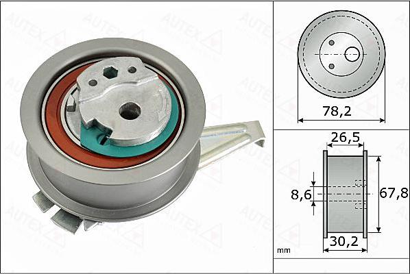 Autex 655076 - Spannrolle, Zahnriemen alexcarstop-ersatzteile.com