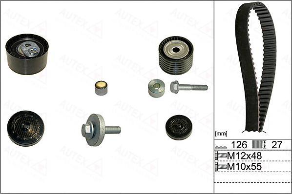 Autex 702920 - Zahnriemensatz alexcarstop-ersatzteile.com