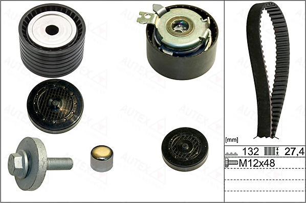 Autex 702922 - Zahnriemensatz alexcarstop-ersatzteile.com