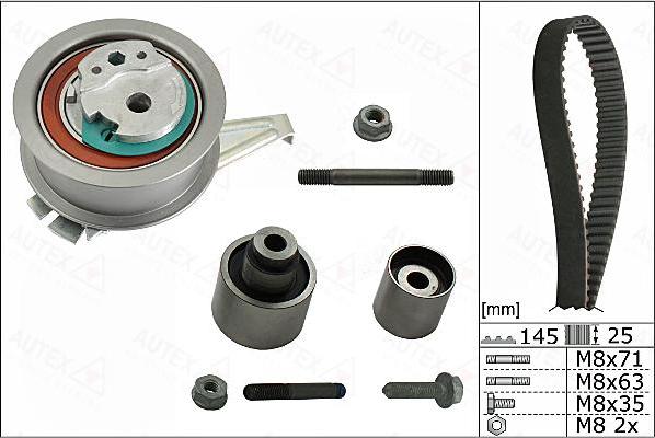 Autex 702845 - Zahnriemensatz alexcarstop-ersatzteile.com